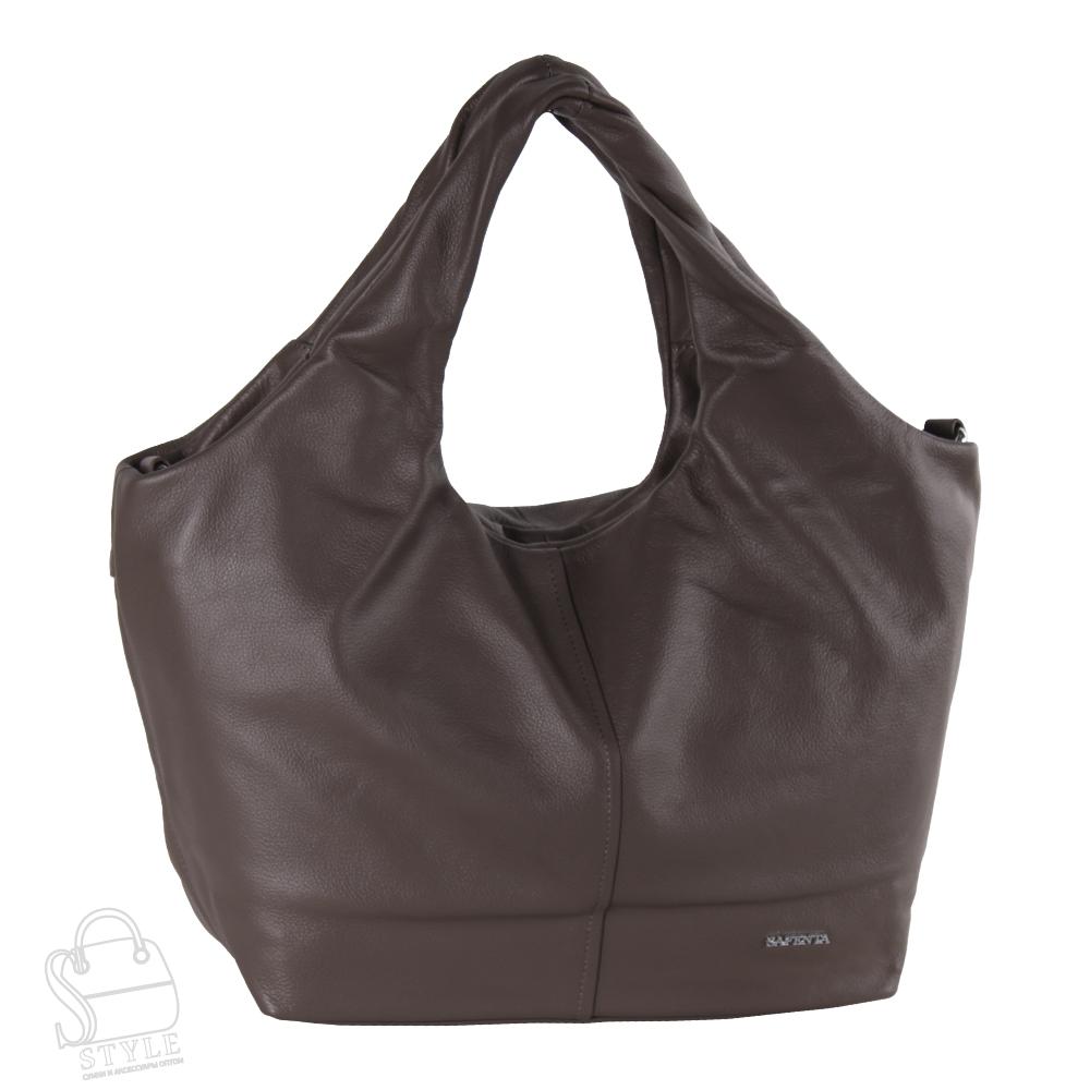 Сумка женская кожаная 970269 khaki Velina Fabbiano-Safenta