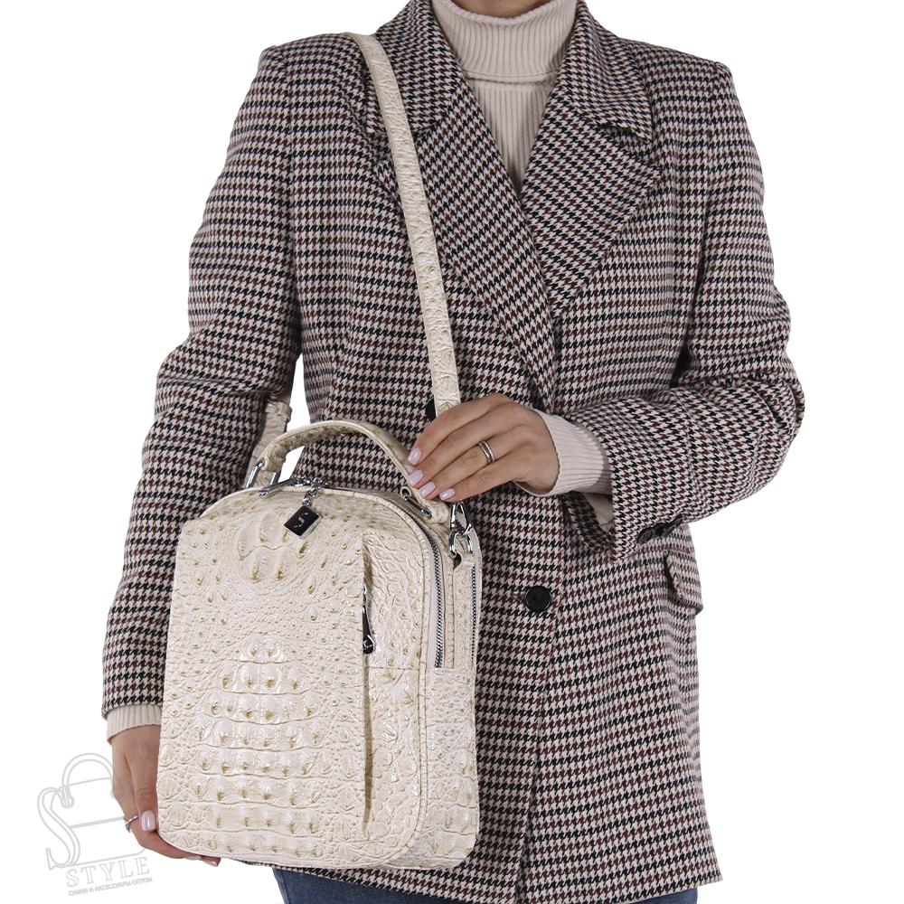 Рюкзак женский 69123-1 beige Velina Fabbiano-Safenta/50