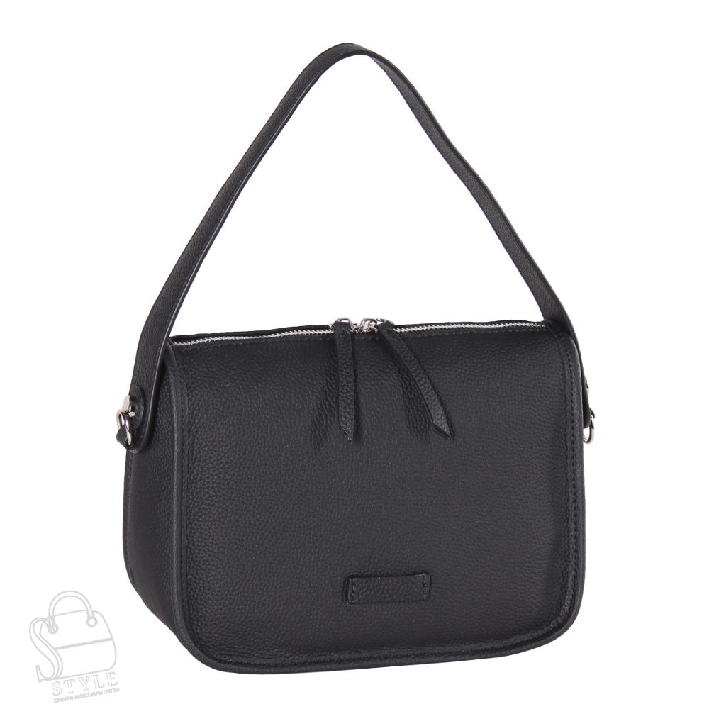 Сумка женская кожаная 8727VG black Vitelli Grassi
