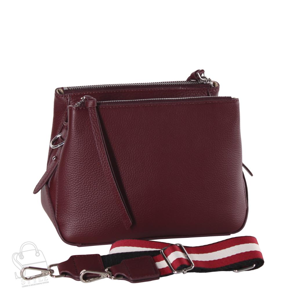 Сумка женская кожаная 79022NN wine purple Natale Navetta
