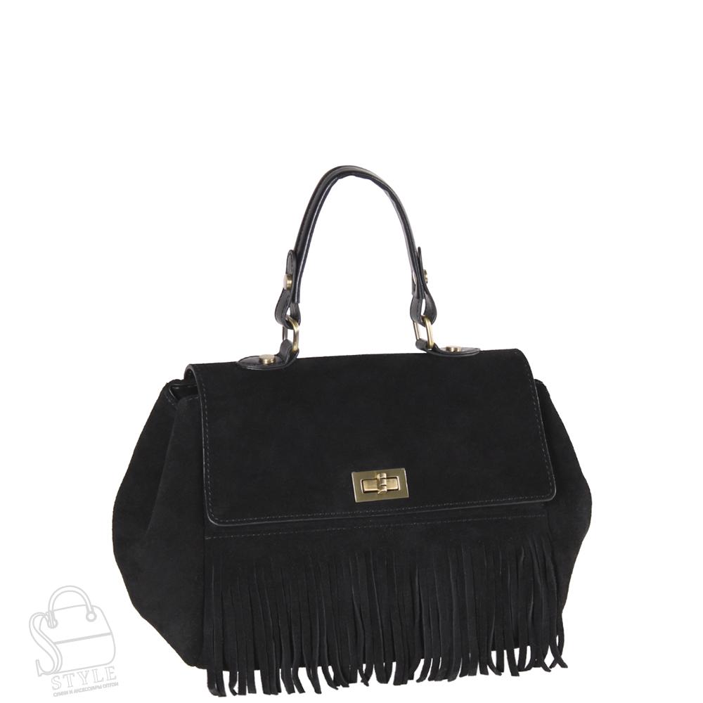 Сумка женская кожаная 889NNAA black Natale Navetta