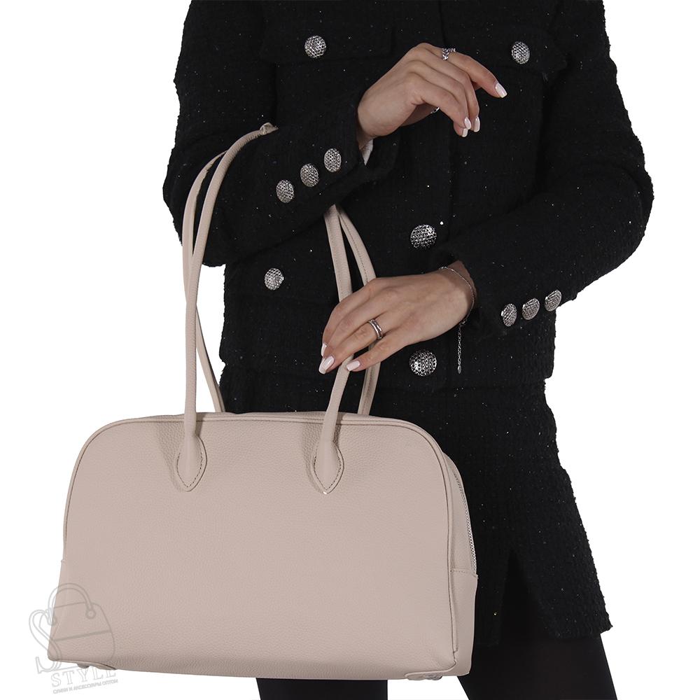 Сумка женская кожаная 990NN beige Natale Navetta