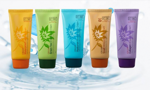 CELLIO/ СОЛНЦЕЗАЩИТНЫЙ КРЕМ WHITENING SUN CREAM SPF50+/PA+++ 70 гр (WATERPROOF)