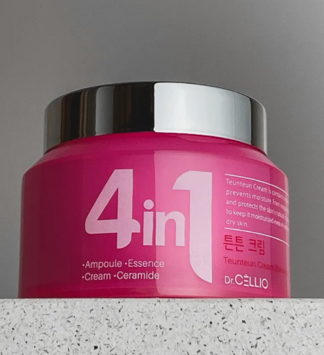 CELLIO/ КРЕМ ДЛЯ ЛИЦА 4 IN1 CREAM 70 мл (CERAMIDE/TEUNTEUN)