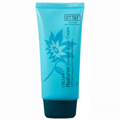 CELLIO/ СОЛНЦЕЗАЩИТНЫЙ КРЕМ WHITENING SUN CREAM SPF50+/PA+++ 70 гр (HYALURON)