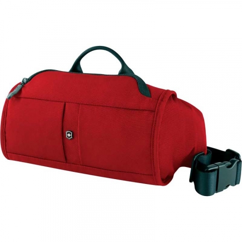 Сумка поясная Victorinox Lumbar Pack, с системой защиты RFID, красный, 27x7x15 см, 3 л