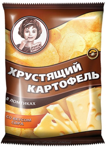 ВЧ804.jpg, Хрустящий картофель  со вкусом сыра, 40 г.