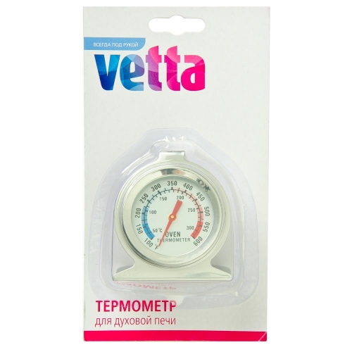 Термометр для духовой печи, нержавеющая сталь, VETTA
