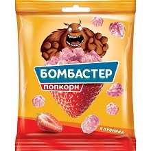 «Бомбастер», попкорн карамельный со вкусом клубники, 50 г ВП124