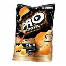 «PRO-Чипсы», чипсы со вкусом сыра, произведены из свежего картофеля, 60 г ВЧ114