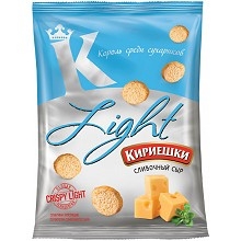 «Кириешки Light», сухарики со вкусом сливочного сыра, 80 г