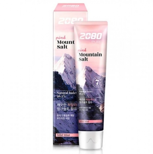 Зубная паста розовая гималайская соль Dental Clinic 2080 Mountain Salt Toothpaste Pure Pink Mild Mint