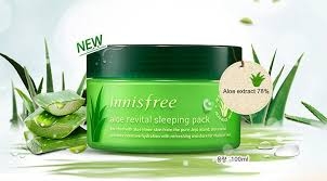 Маска ночная увлажняющая с Алоэ INNISFREE Aloe Revital Sleeping Pack