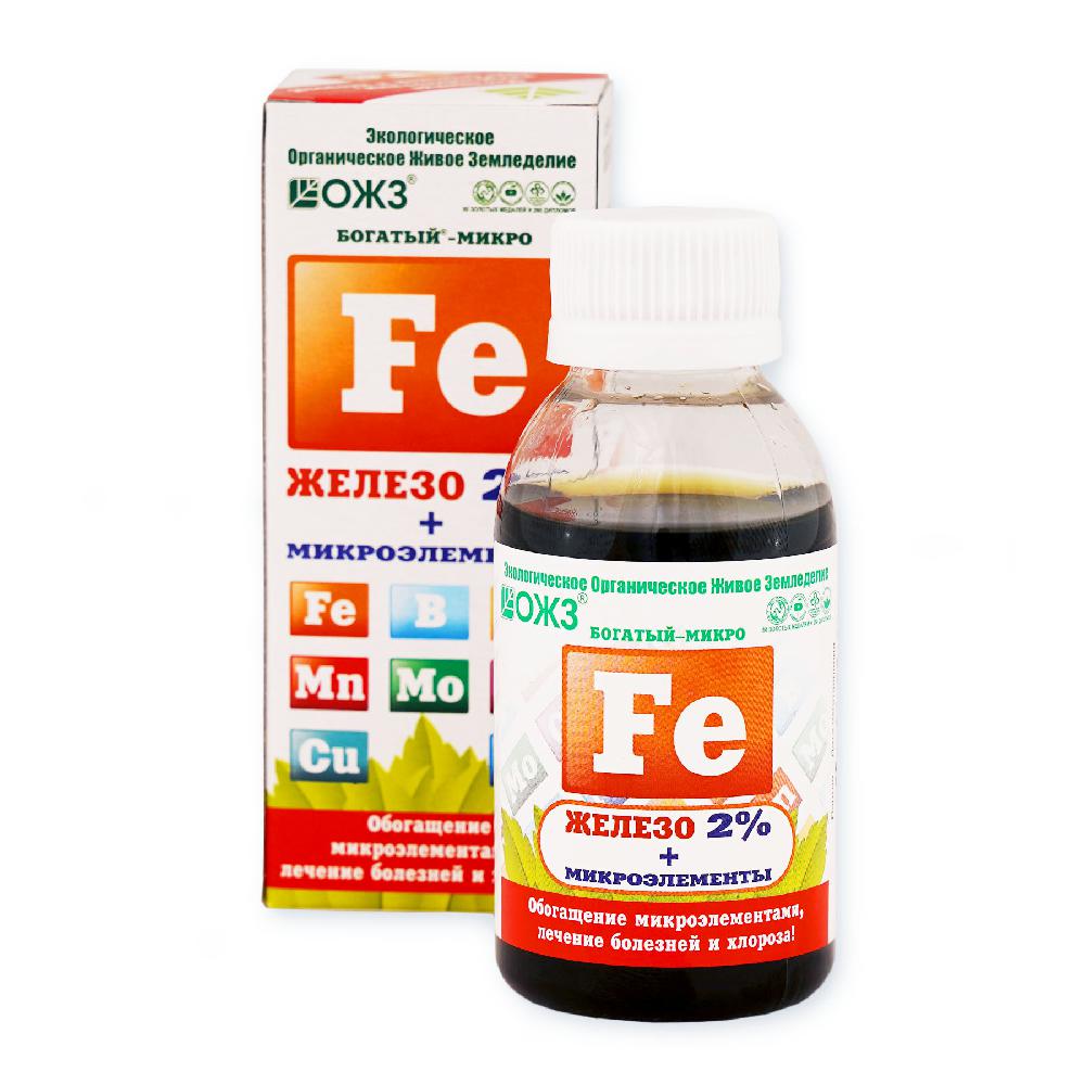 БОГАТЫЙ МИКРО Fe (железо + микроэлементы) 0,1 л / 30 шт БашИнком