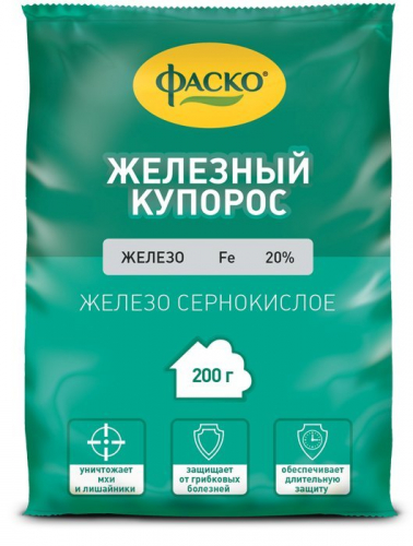 Железный купорос 200 гр /30шт Фаско