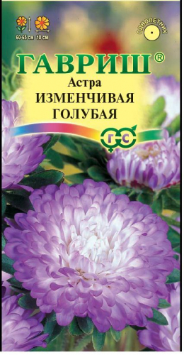 Цв. Астра Изменчивая Голубая 0,3 г ц/п Гавриш