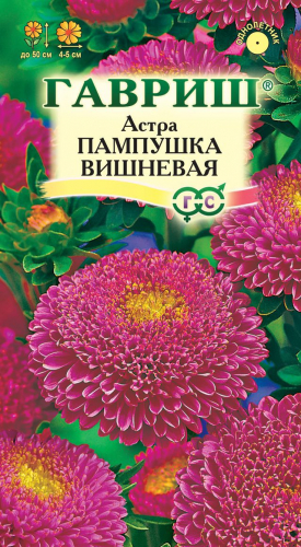 Цв. Астра Пампушка вишневая 0,3 г ц/п Гавриш