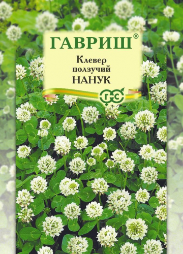 газон Клевер ползучий белый Нанук 20 г ц/п Гавриш