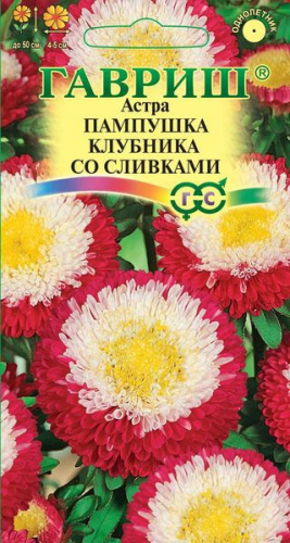 Цв. Астра Пампушка клубника со сливками 0,3 г ц/п Гавриш