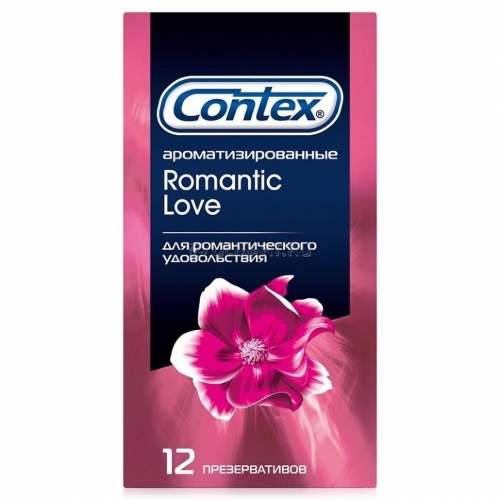 CONTEX Romantic Love презервативы романтическое удовольствие 12 шт. (розовые)