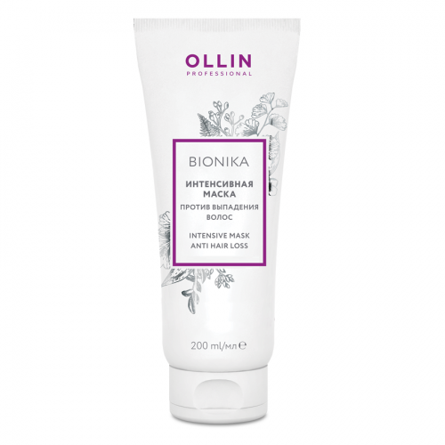 OLLIN BioNika Интенсивная маска против выпадения волос Intensive Mask Anti Hair Loss	200 мл