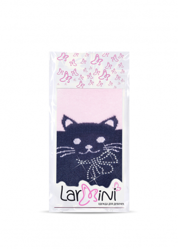 LARMINI Колготки LR-C-CAT-171781, цвет серый/розовый
