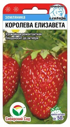 Земляника Королева Елизавета 10шт