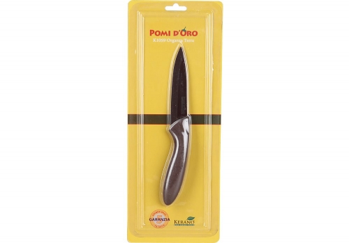 нож керам коричн, лезвие 10 см, толщина 2 мм