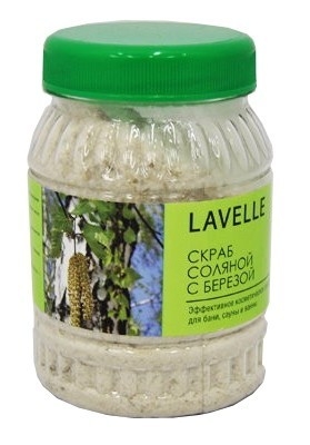 Скраб соляной с березой Lavelle 350г (КОПИИ)