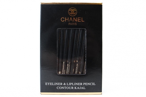 Карандаш для глаз Chanel (12 шт)(цветные) (КОПИИ)