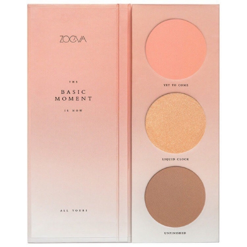 Палетка Хайлайтеров Zoeva The Basic Moment Eyeshadow Palette (3 цв.) (КОПИИ)