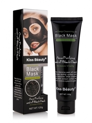 Маска для лица Kiss Beauty Black Mask 120ml (КОПИИ)