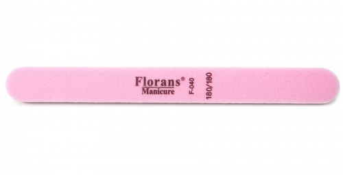 Пилка для ногтей мягкая Florans овал 180/180 (КОПИИ)