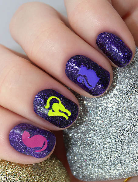 Трафареты для дизайна ногтей Esmalte T 49 (КОПИИ)