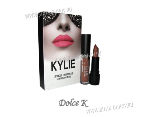 Помада+блеск Kylie Fashion Charm Lips (1шт) (КОПИИ)