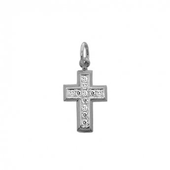 Крест серебряный ПР-166