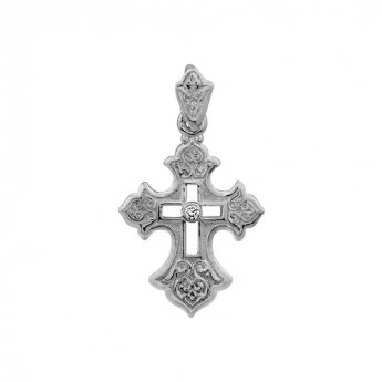 Крест серебряный ПР-222