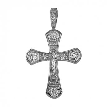 Крест серебряный ПР-06