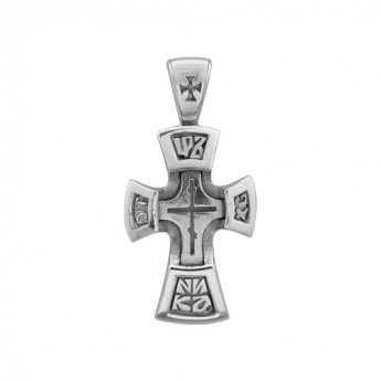 Крест серебряный ПР-208