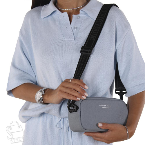 Сумка женская кожаная 8300VG l.blue Vitelli Grassi