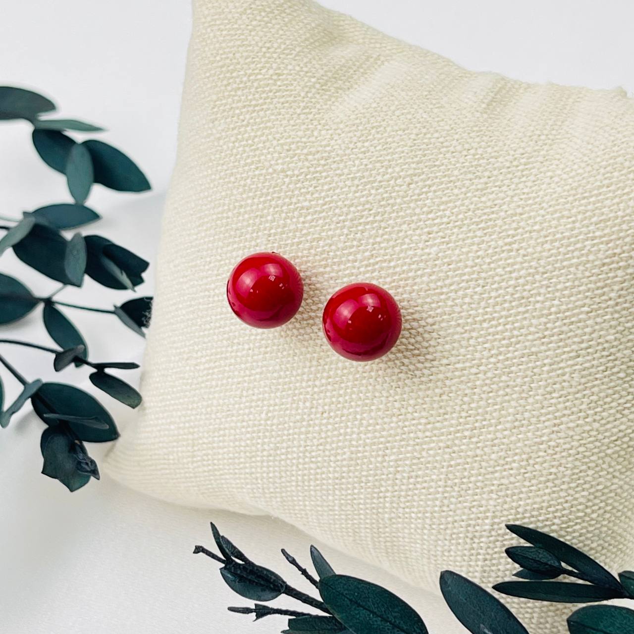 Радуга Самоцветов Серьги-пусеты из Майорки