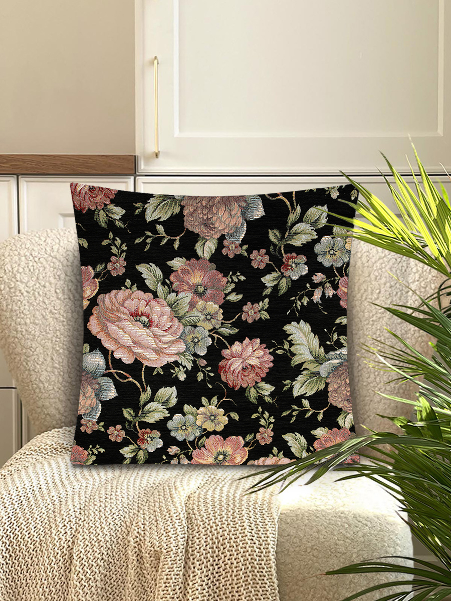 Зимний сон Черный Хаки Наволочка 45х45 односторонняя 2517163