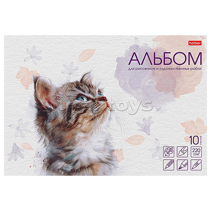 Альбом для художественных работ 10л., А4ф