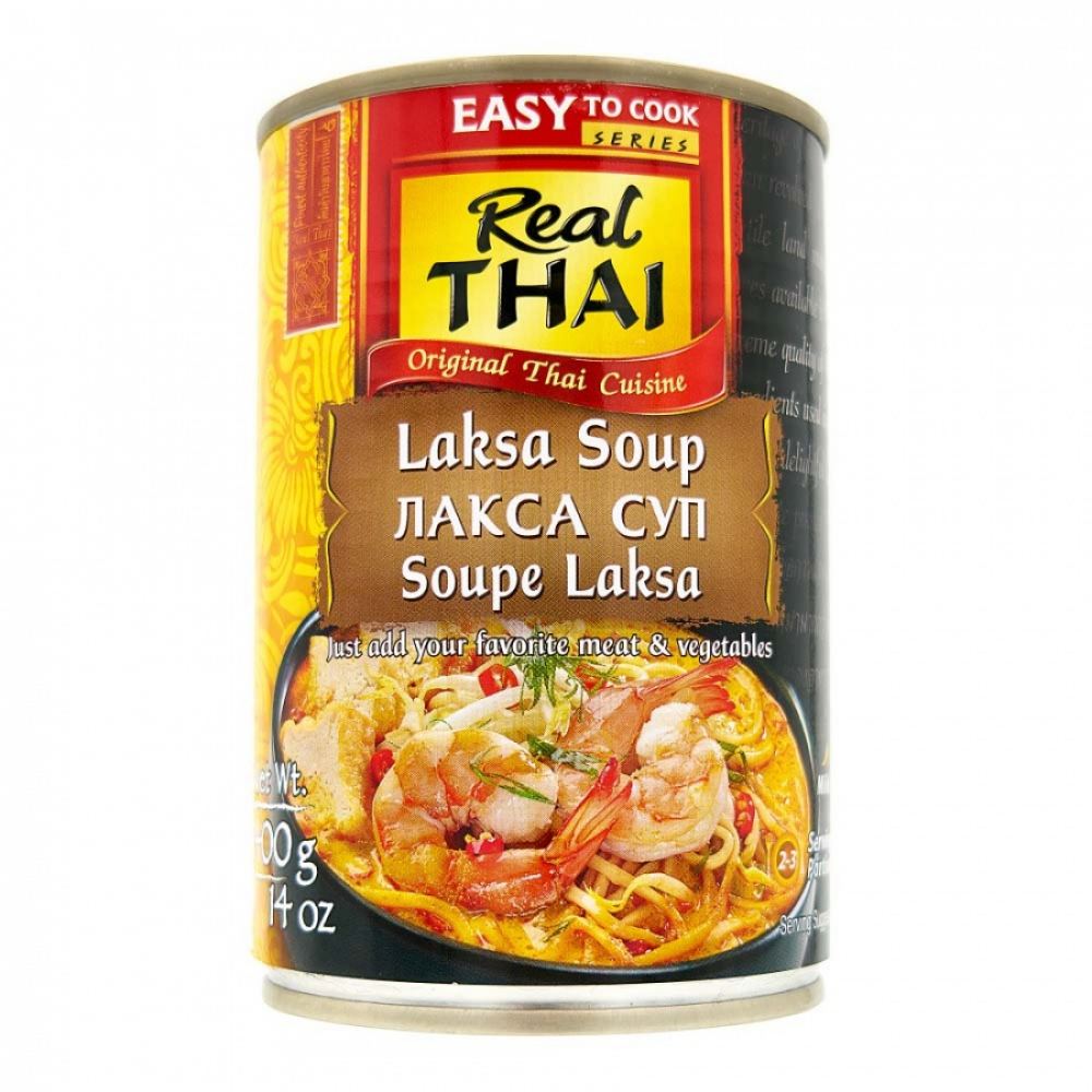 REAL TANG Laksa Soup Суп Лакса 400г ж/б