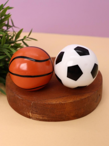Мялка - антистресс «Football / Basketball», шоу-бокс 12 шт.