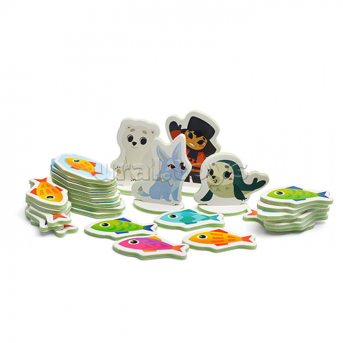 Игра настольная. Серия Играй с умом. Поймай рыбку, Умка!