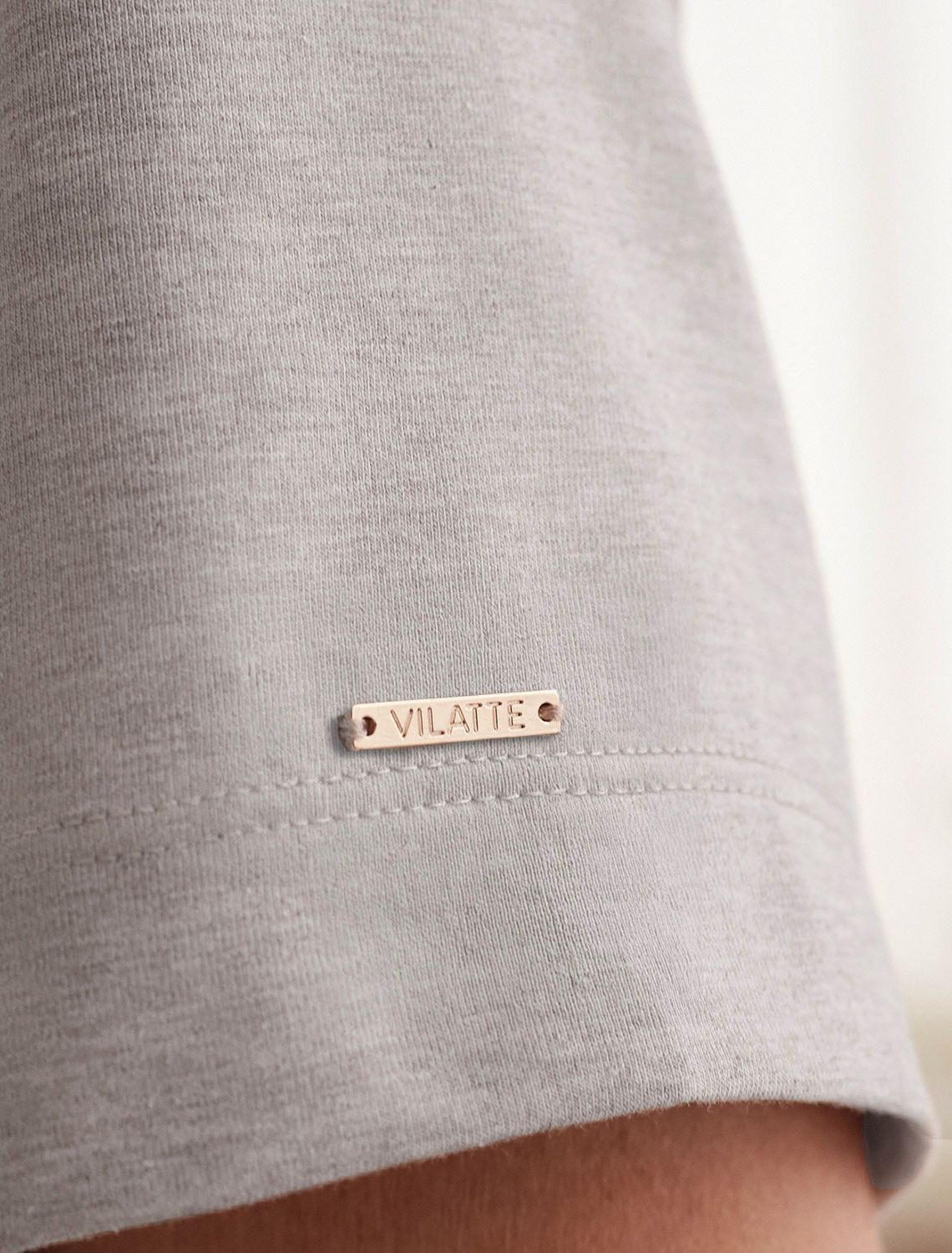 Футболка из премиального хлопка с авторским принтом D49.110 кофейный меланж_леопард