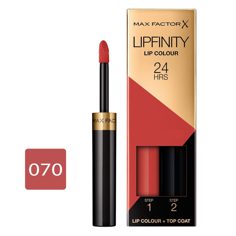 Max Factor Стойкая Губная Помада И Увлажняющий Блеск Lipfinity Ж Товар 070 тон SPICY