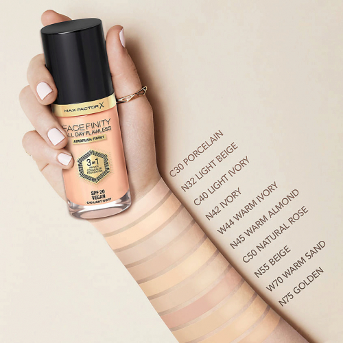 Max Factor тон.основа Facefinity All Day Flawless 3-in-1 т.50  natural