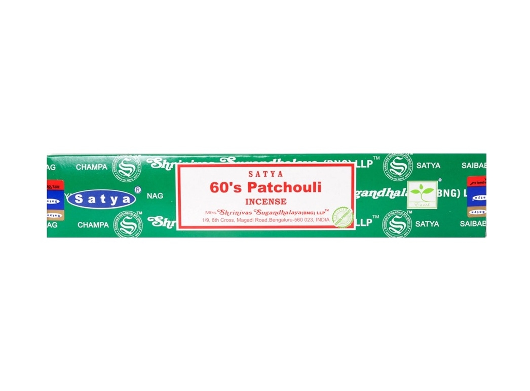 SATYA 60's Patchouli Incense Благовоние Пачули 60-х 15г (эксклюзив)